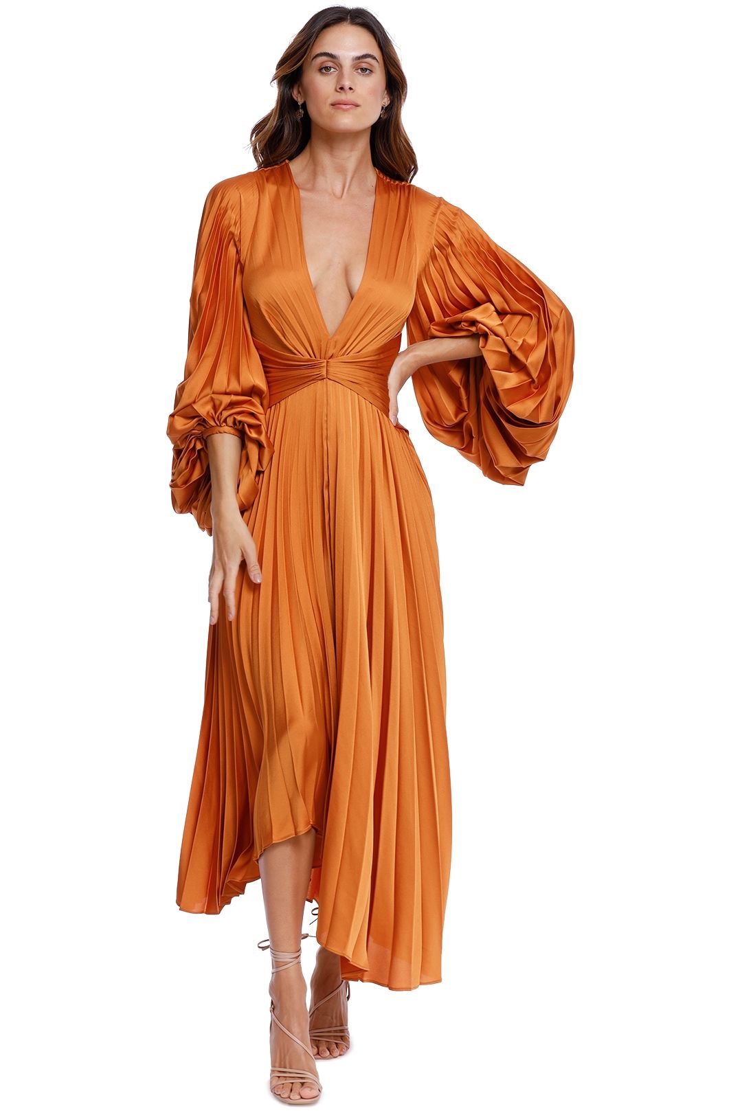 Acler Palms Dress Turmeric